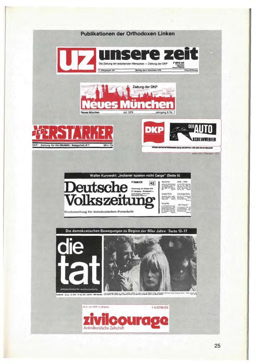 Seite 27 des Verfassungsschutzbericht 1979 Bayern