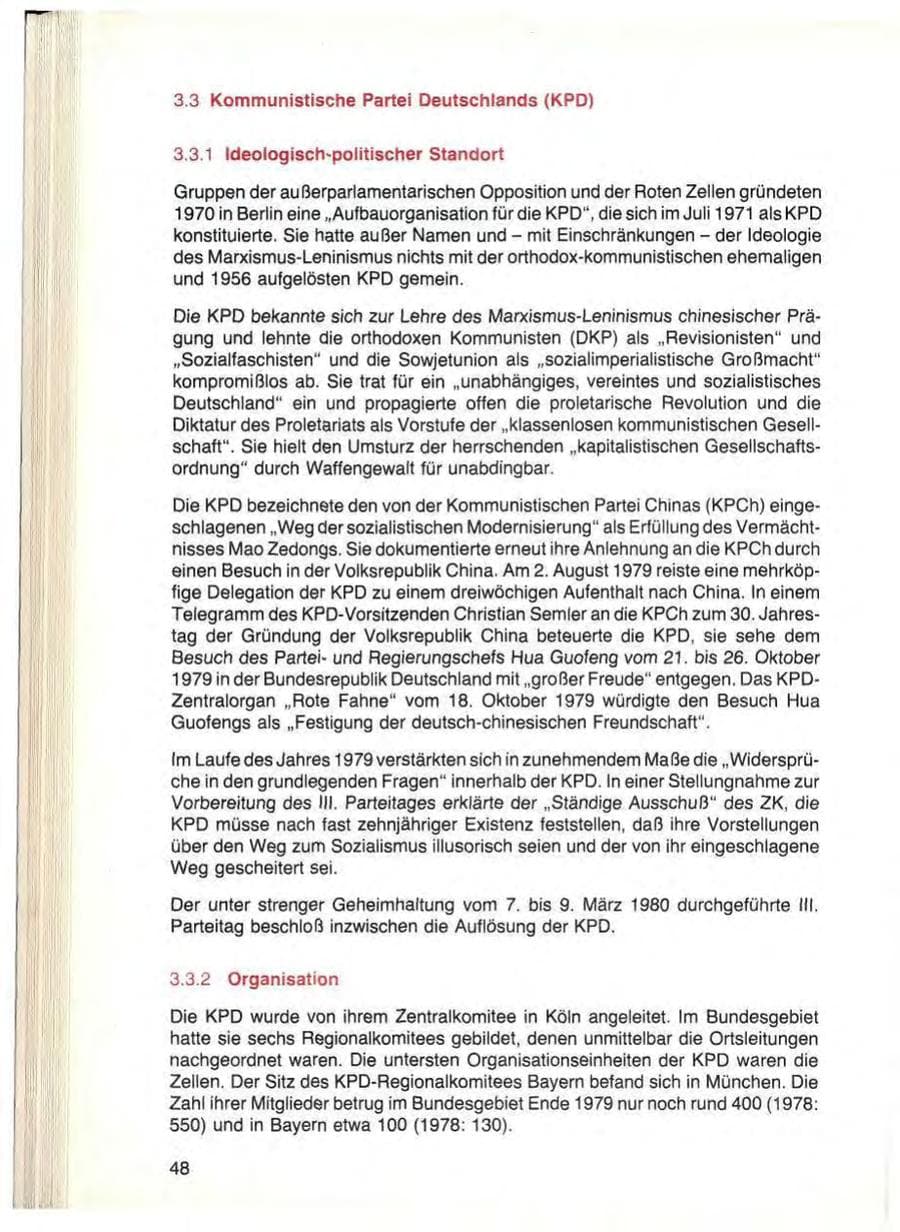 Seite 50 des Verfassungsschutzbericht 1979 Bayern