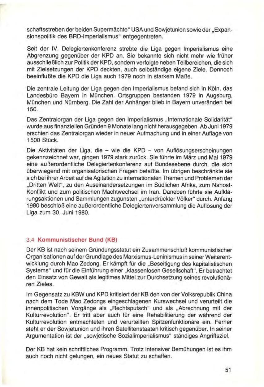 Seite 53 des Verfassungsschutzbericht 1979 Bayern