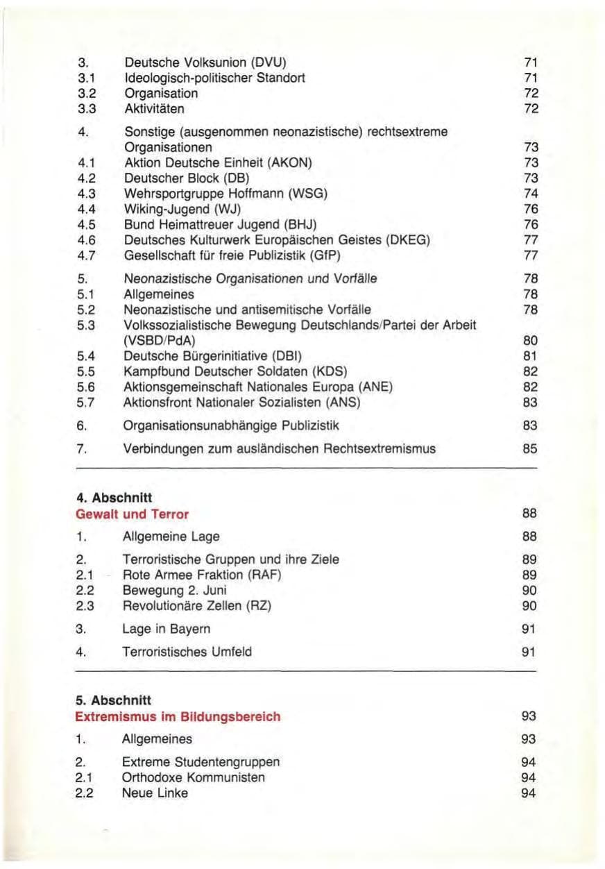 Seite 9 des Verfassungsschutzbericht 1979 Bayern