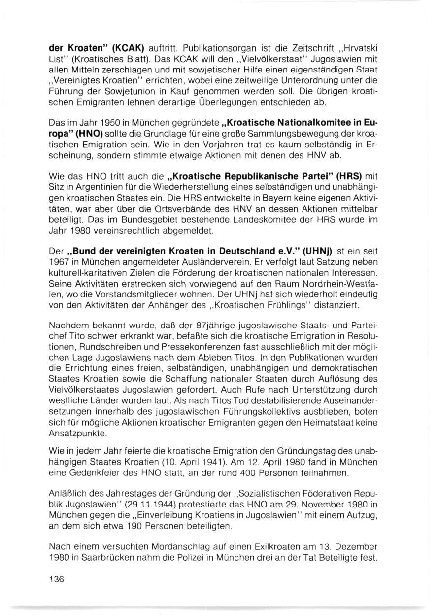 Seite 137 des Verfassungsschutzbericht 1980 Bayern