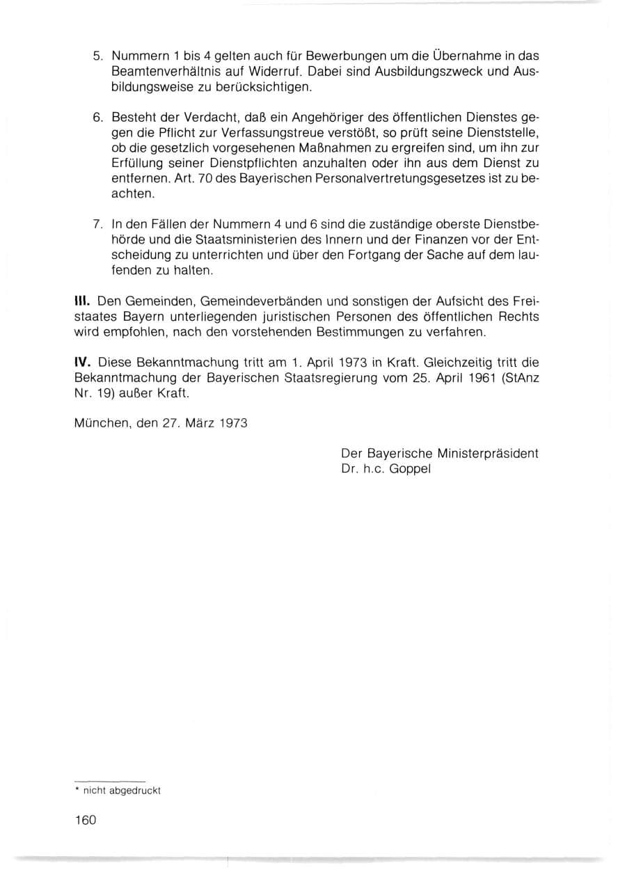 Seite 161 des Verfassungsschutzbericht 1980 Bayern
