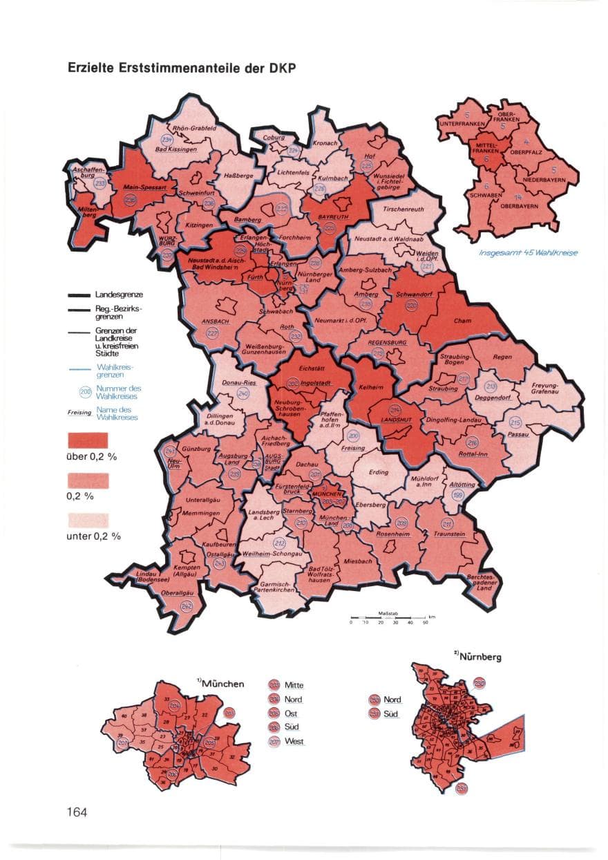 Seite 165 des Verfassungsschutzbericht 1980 Bayern