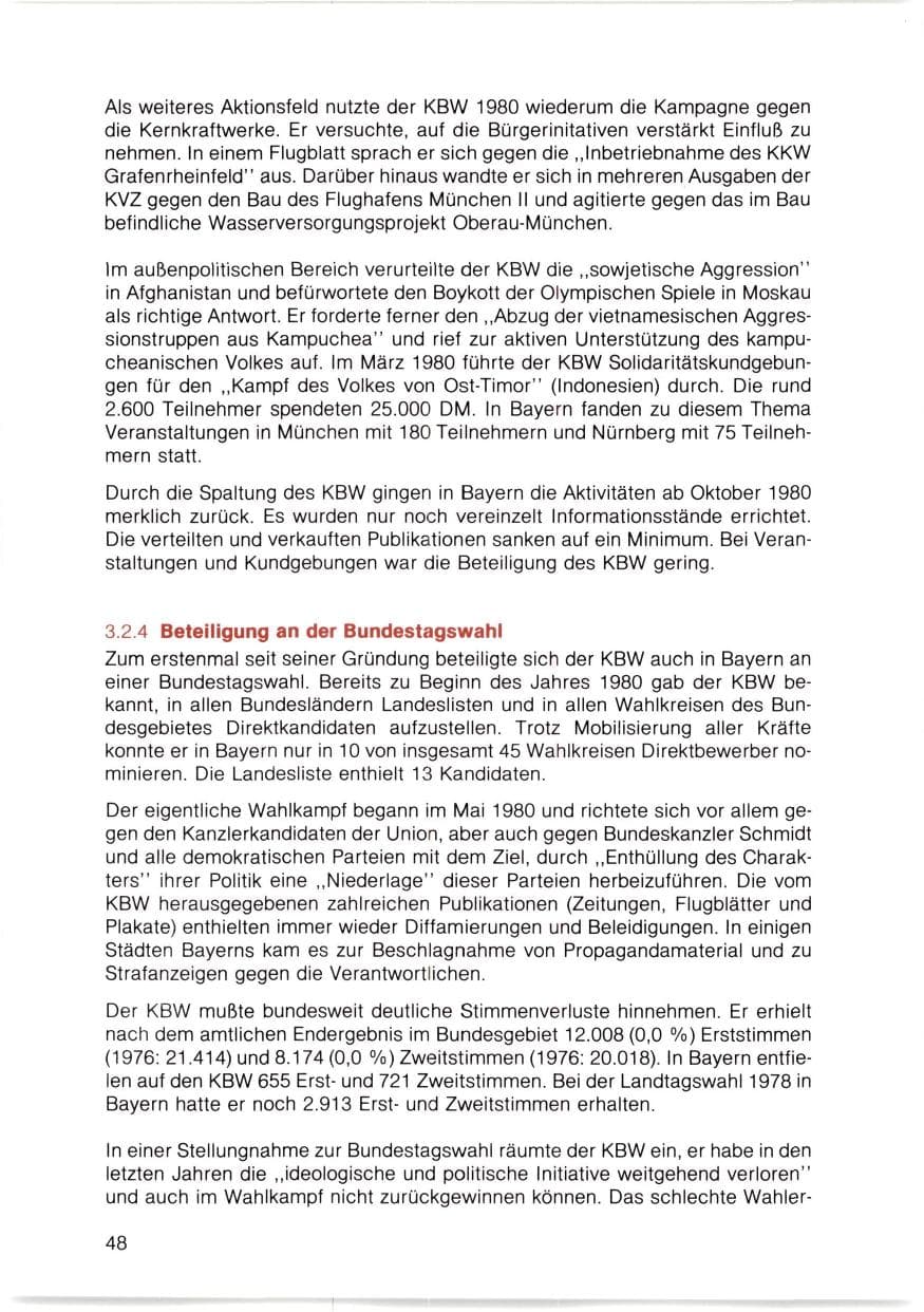 Seite 49 des Verfassungsschutzbericht 1980 Bayern