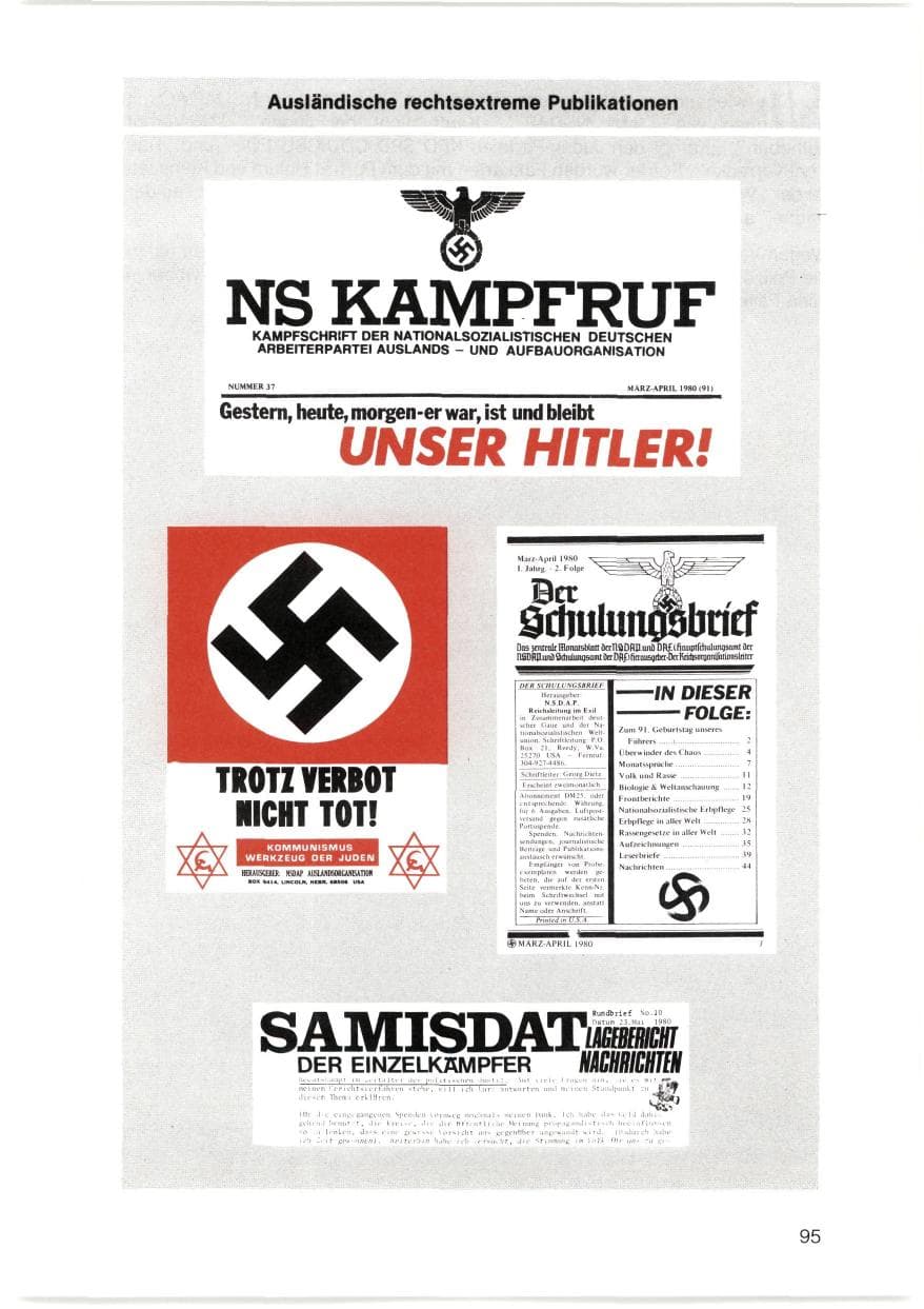 Seite 96 des Verfassungsschutzbericht 1980 Bayern