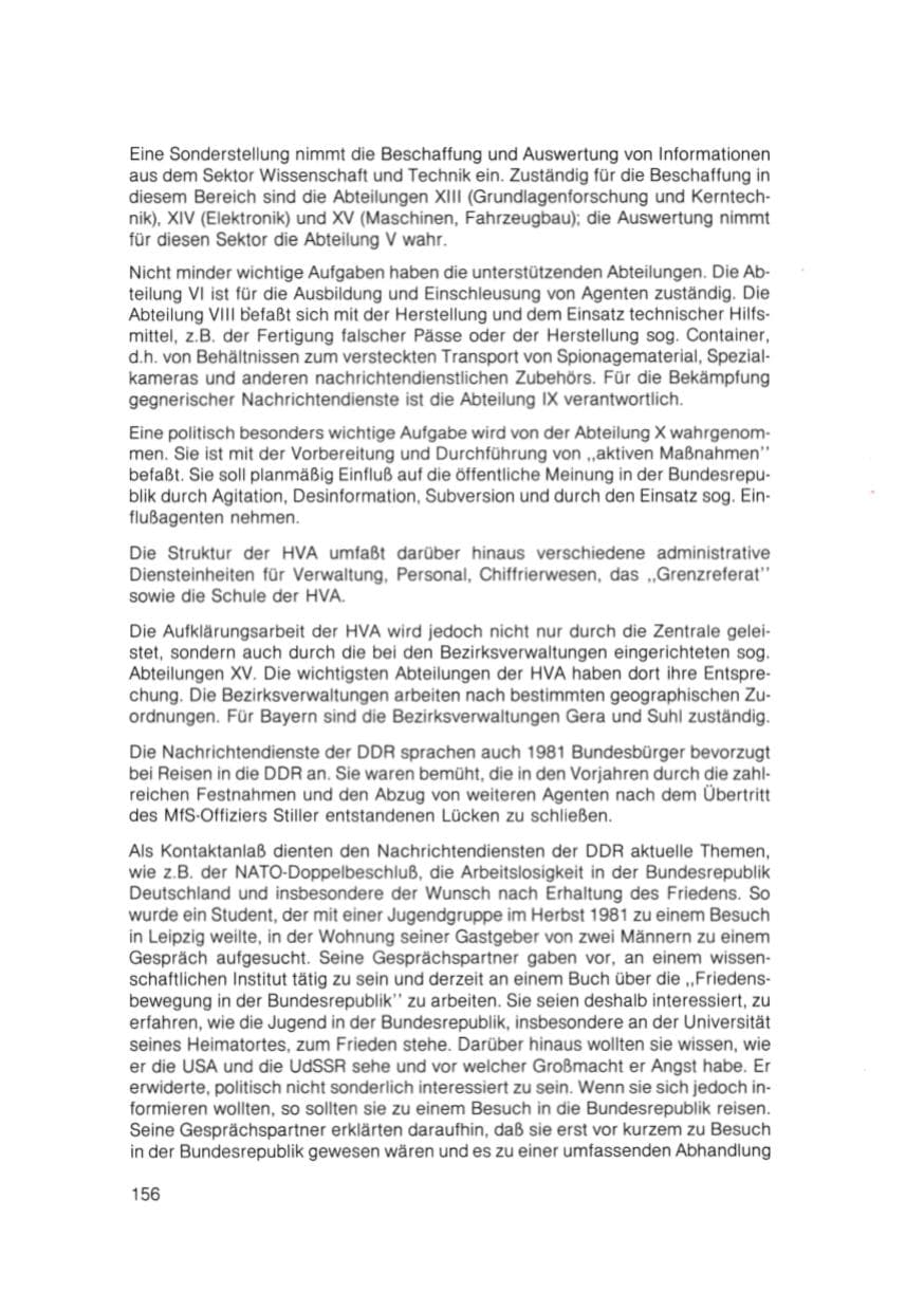 Seite 157 des Verfassungsschutzbericht 1981 Bayern