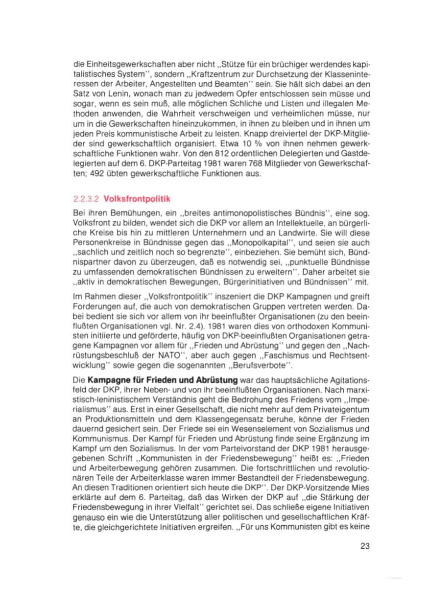 Seite 24 des Verfassungsschutzbericht 1981 Bayern
