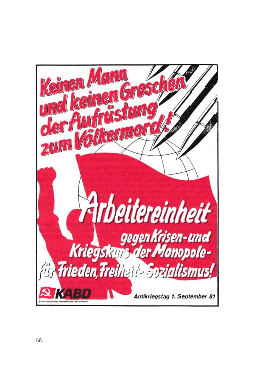 Seite 59 des Verfassungsschutzbericht 1981 Bayern