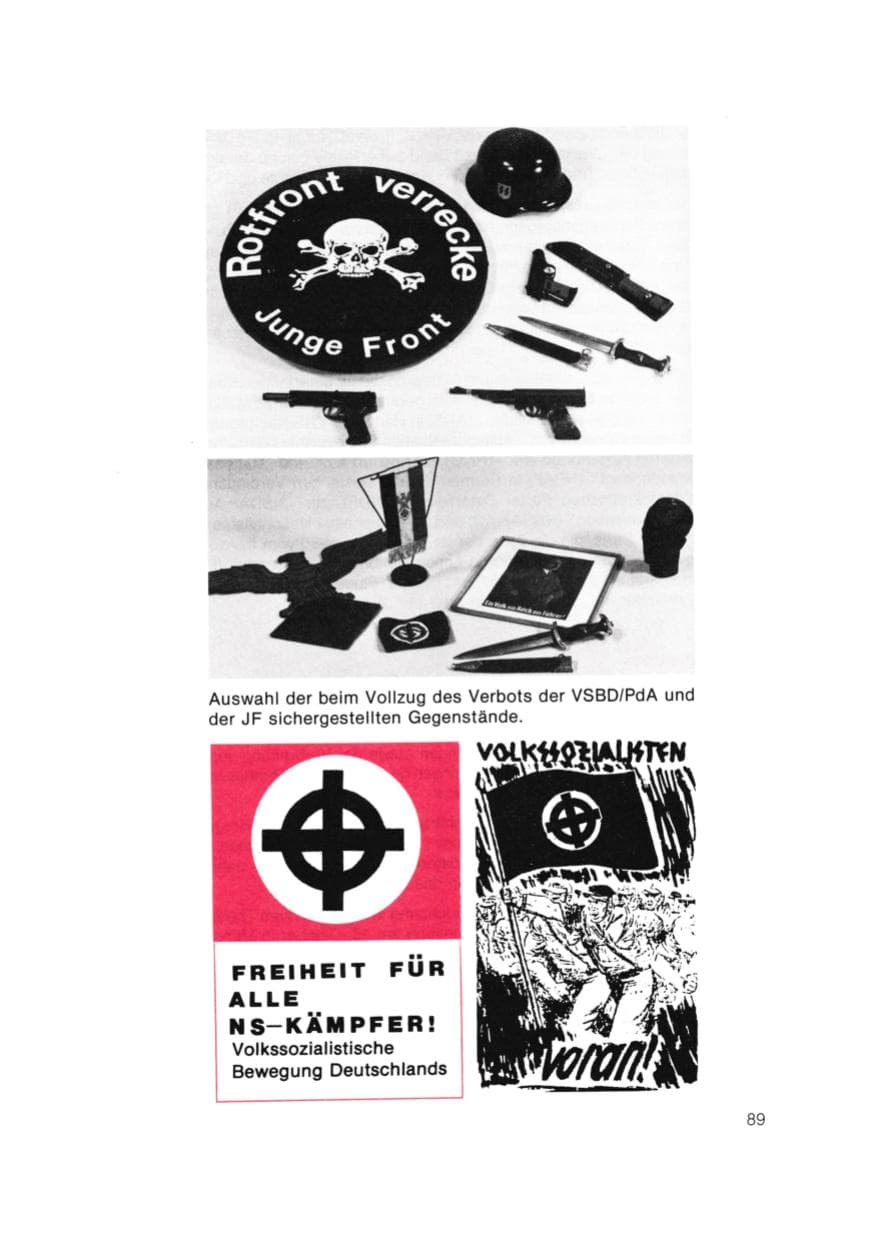 Seite 90 des Verfassungsschutzbericht 1981 Bayern