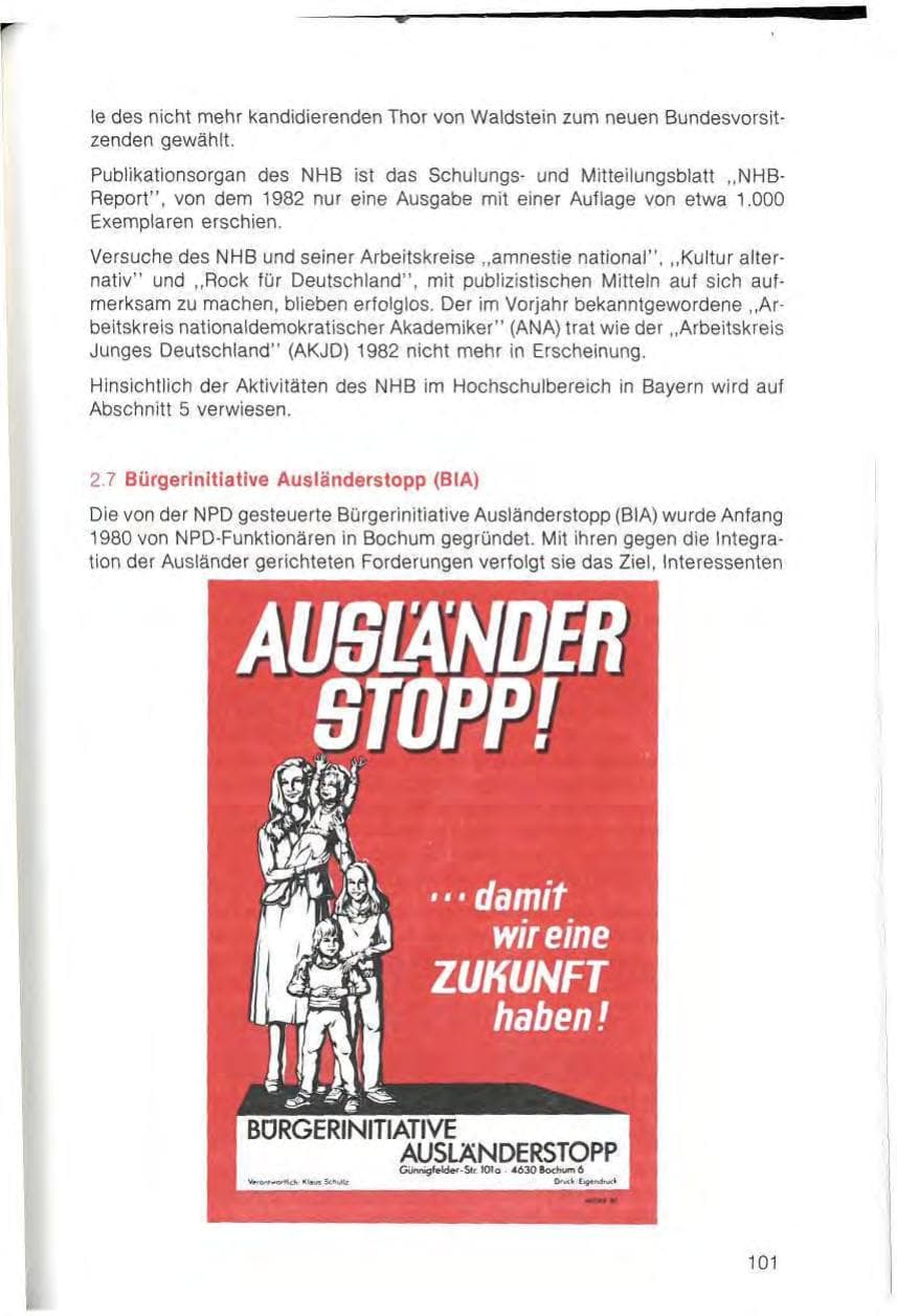 Seite 103 des Verfassungsschutzbericht 1982 Bayern