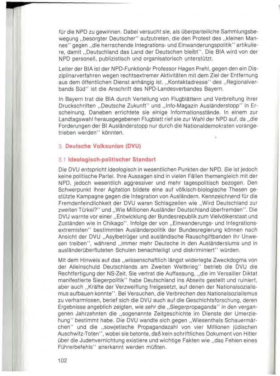 Seite 104 des Verfassungsschutzbericht 1982 Bayern