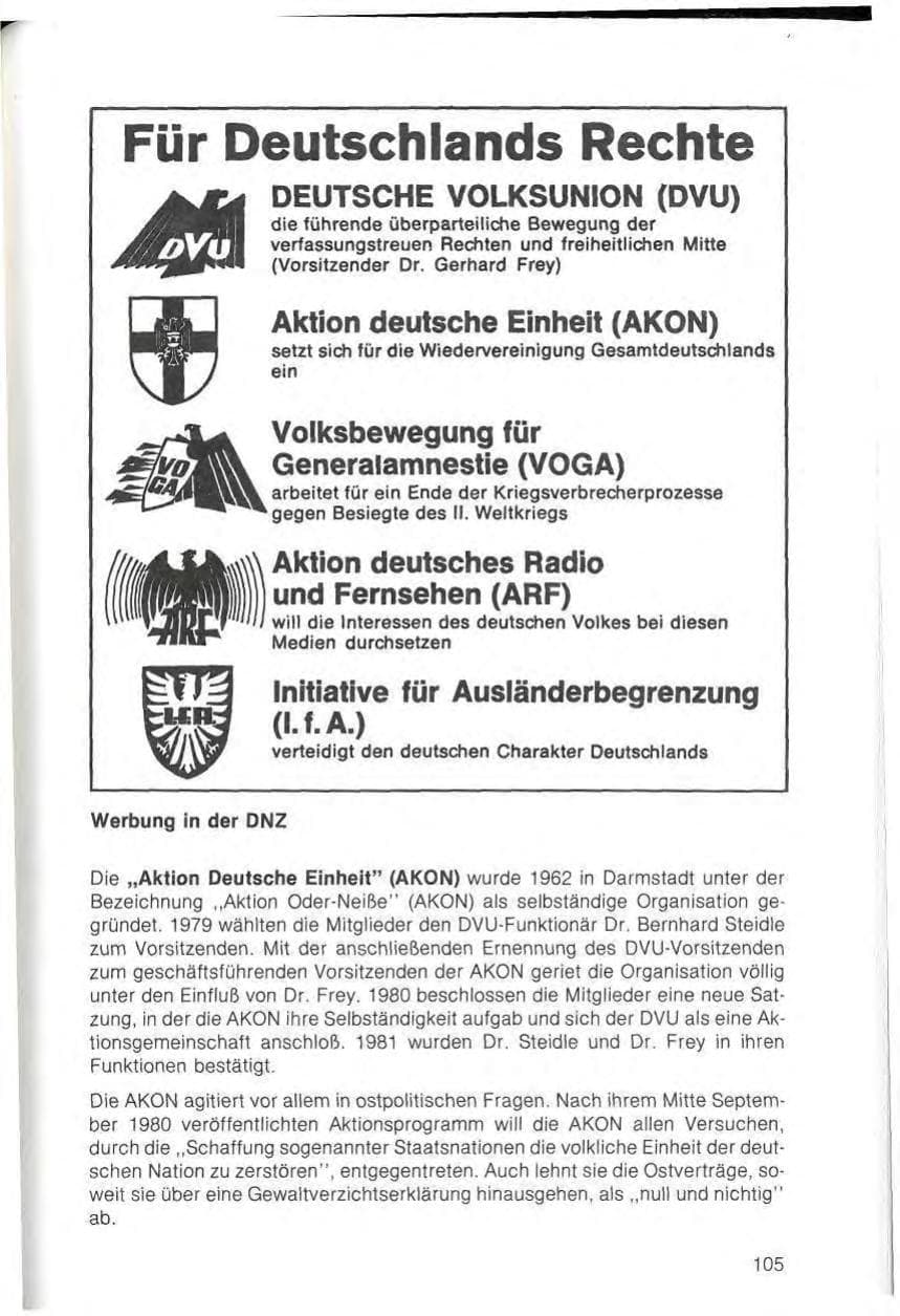 Seite 107 des Verfassungsschutzbericht 1982 Bayern