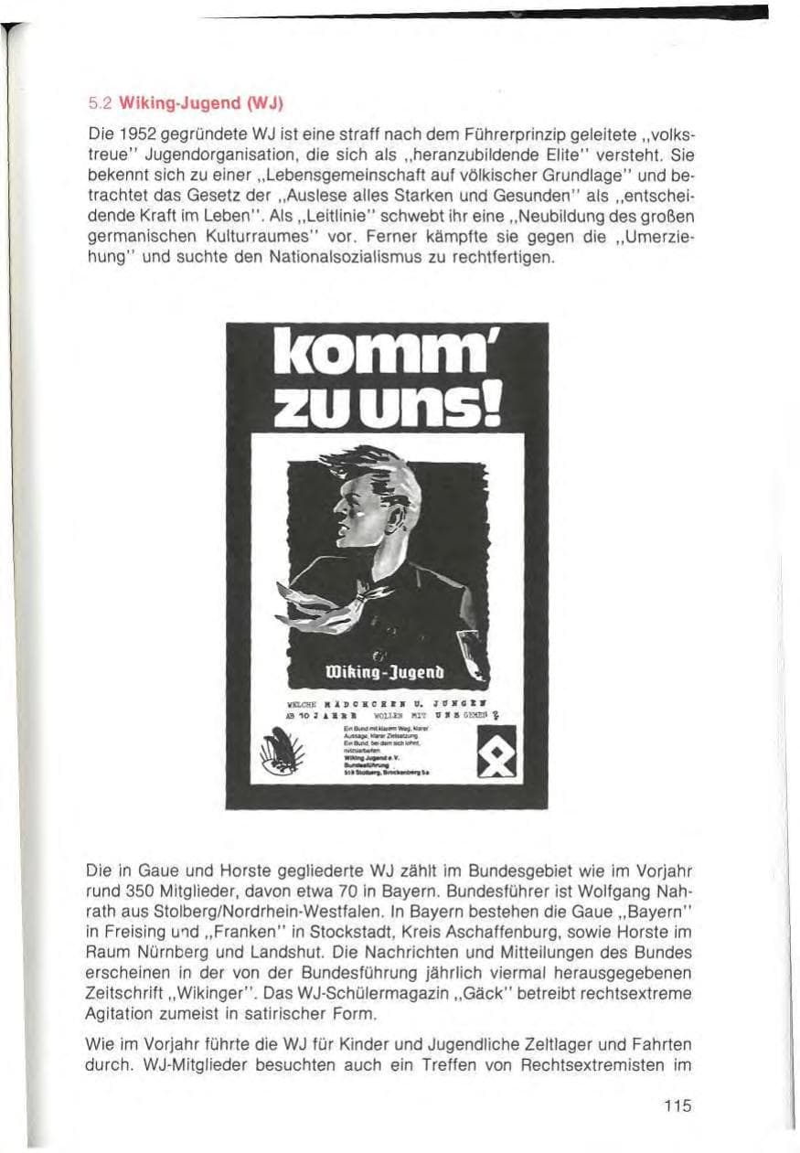 Seite 117 des Verfassungsschutzbericht 1982 Bayern