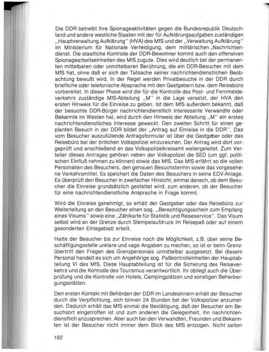 Seite 184 des Verfassungsschutzbericht 1982 Bayern