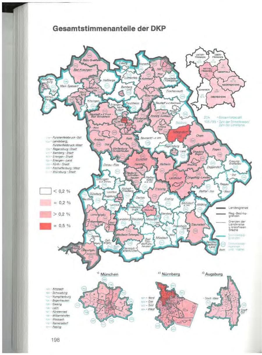Seite 200 des Verfassungsschutzbericht 1982 Bayern