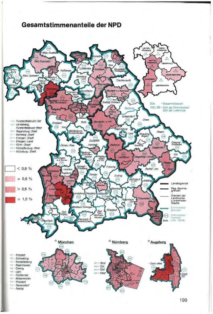 Seite 201 des Verfassungsschutzbericht 1982 Bayern