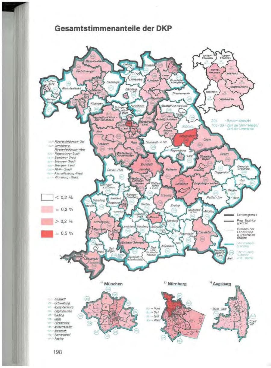 Seite 202 des Verfassungsschutzbericht 1982 Bayern
