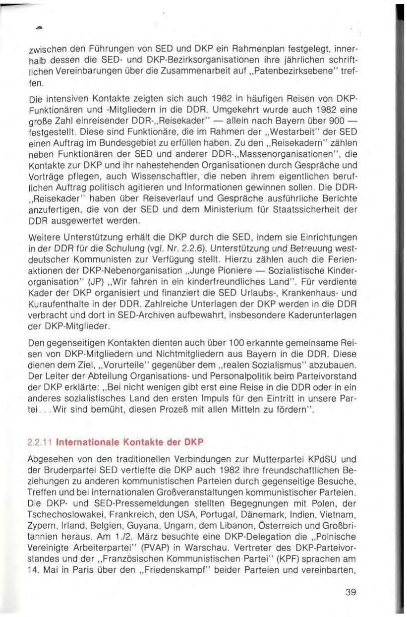 Seite 41 des Verfassungsschutzbericht 1982 Bayern