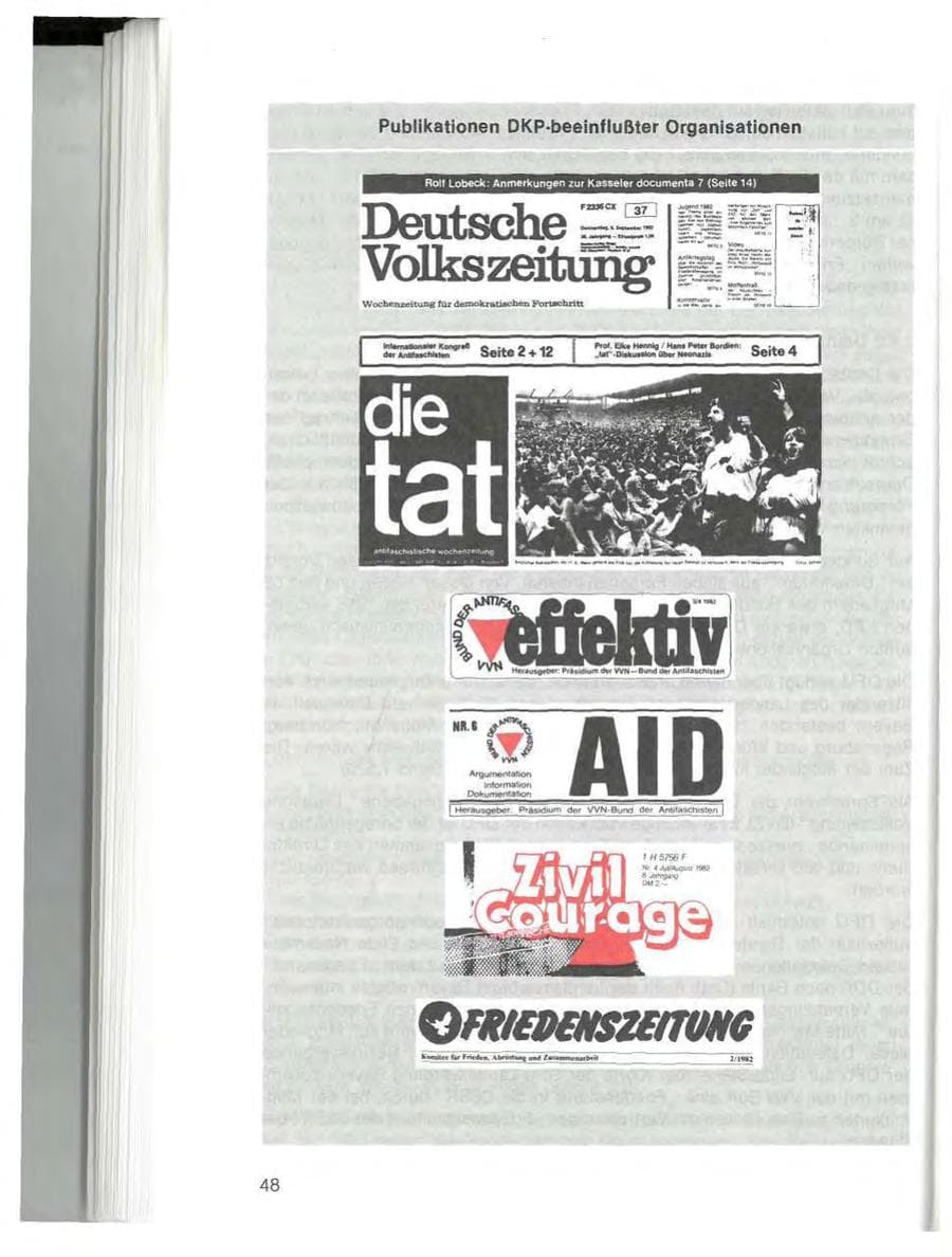 Seite 50 des Verfassungsschutzbericht 1982 Bayern
