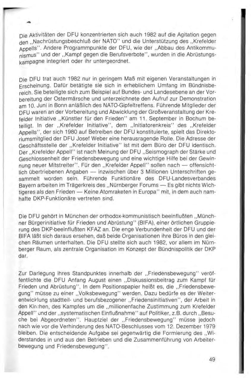 Seite 51 des Verfassungsschutzbericht 1982 Bayern