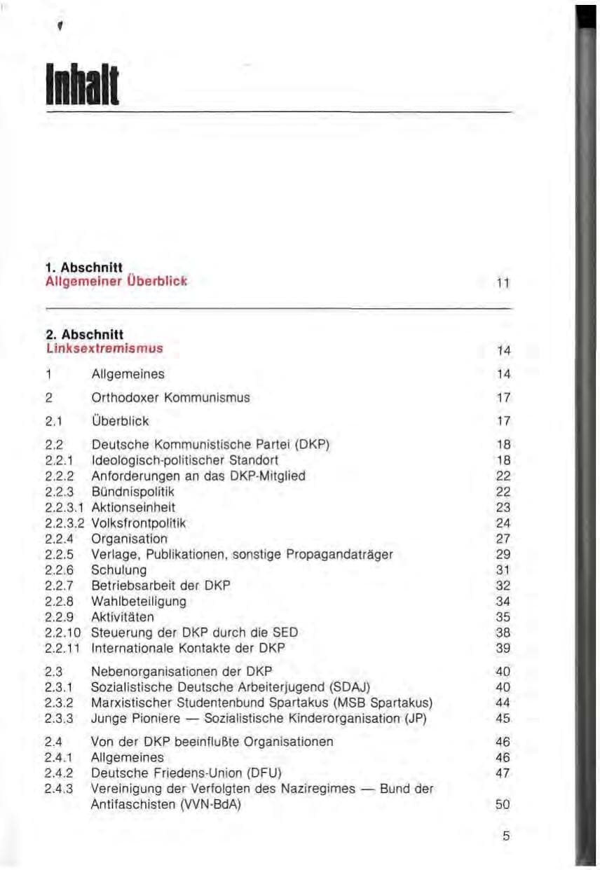 Seite 7 des Verfassungsschutzbericht 1982 Bayern