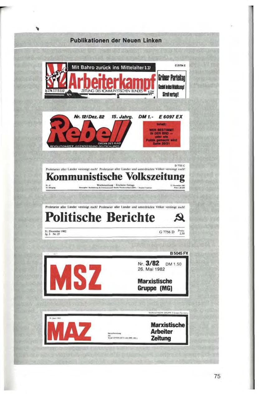 Seite 77 des Verfassungsschutzbericht 1982 Bayern