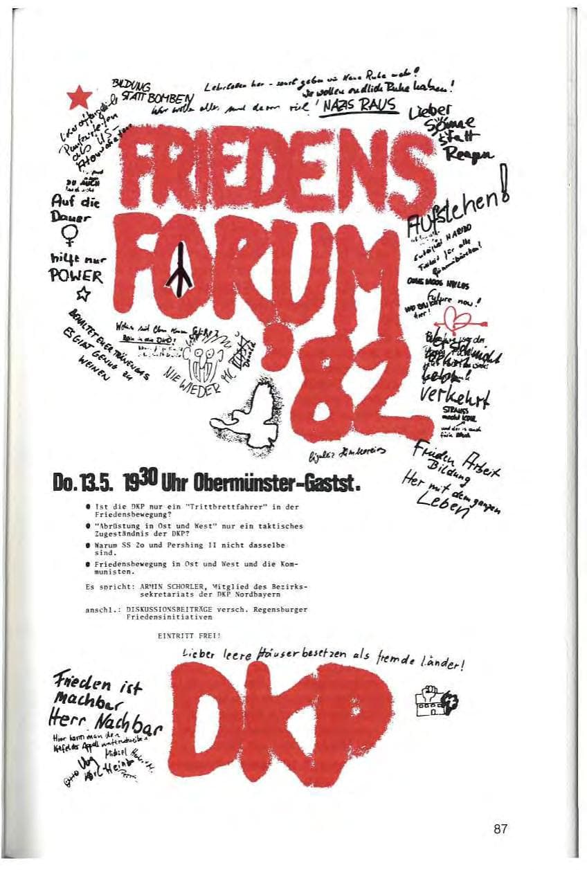 Seite 89 des Verfassungsschutzbericht 1982 Bayern