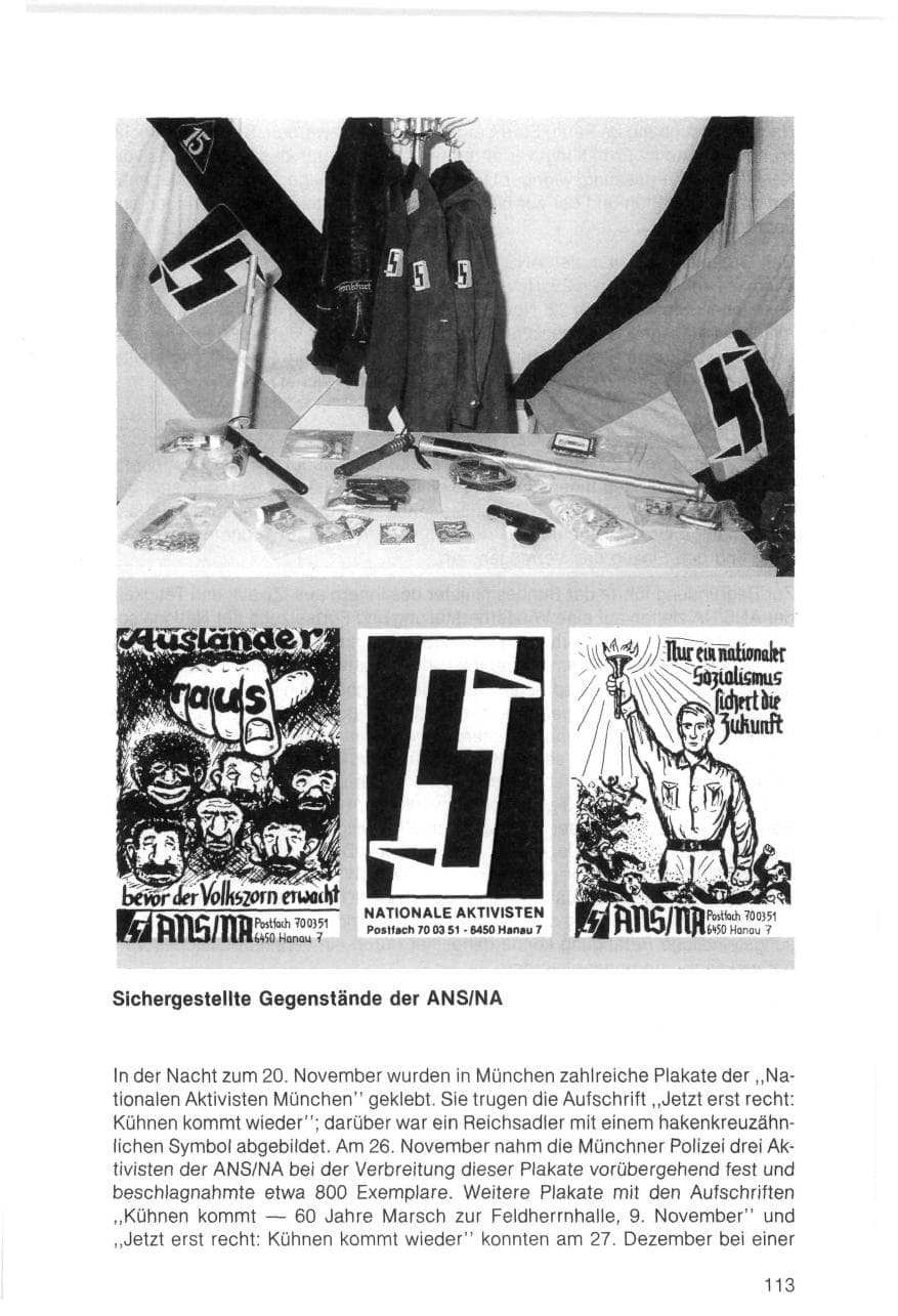 Seite 113 des Verfassungsschutzbericht 1983 Bayern