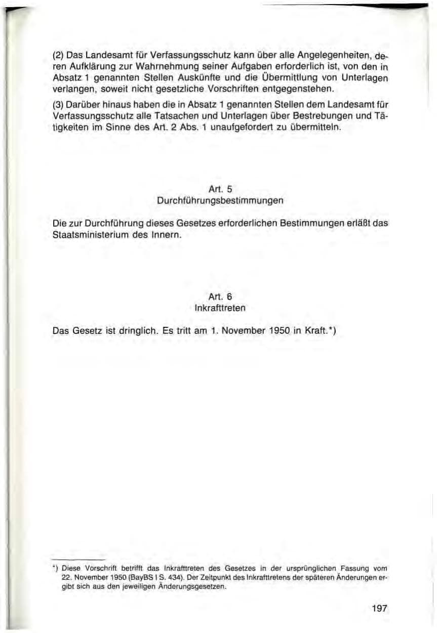 Seite 197 des Verfassungsschutzbericht 1984 Bayern