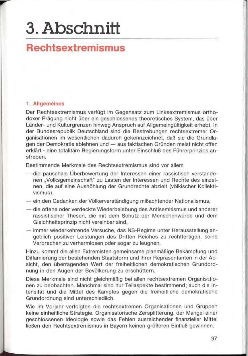 Seite 97 des Verfassungsschutzbericht 1985 Bayern