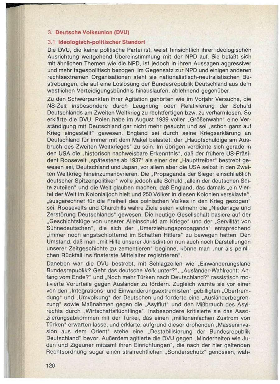 Seite 120 des Verfassungsschutzbericht 1986 Bayern