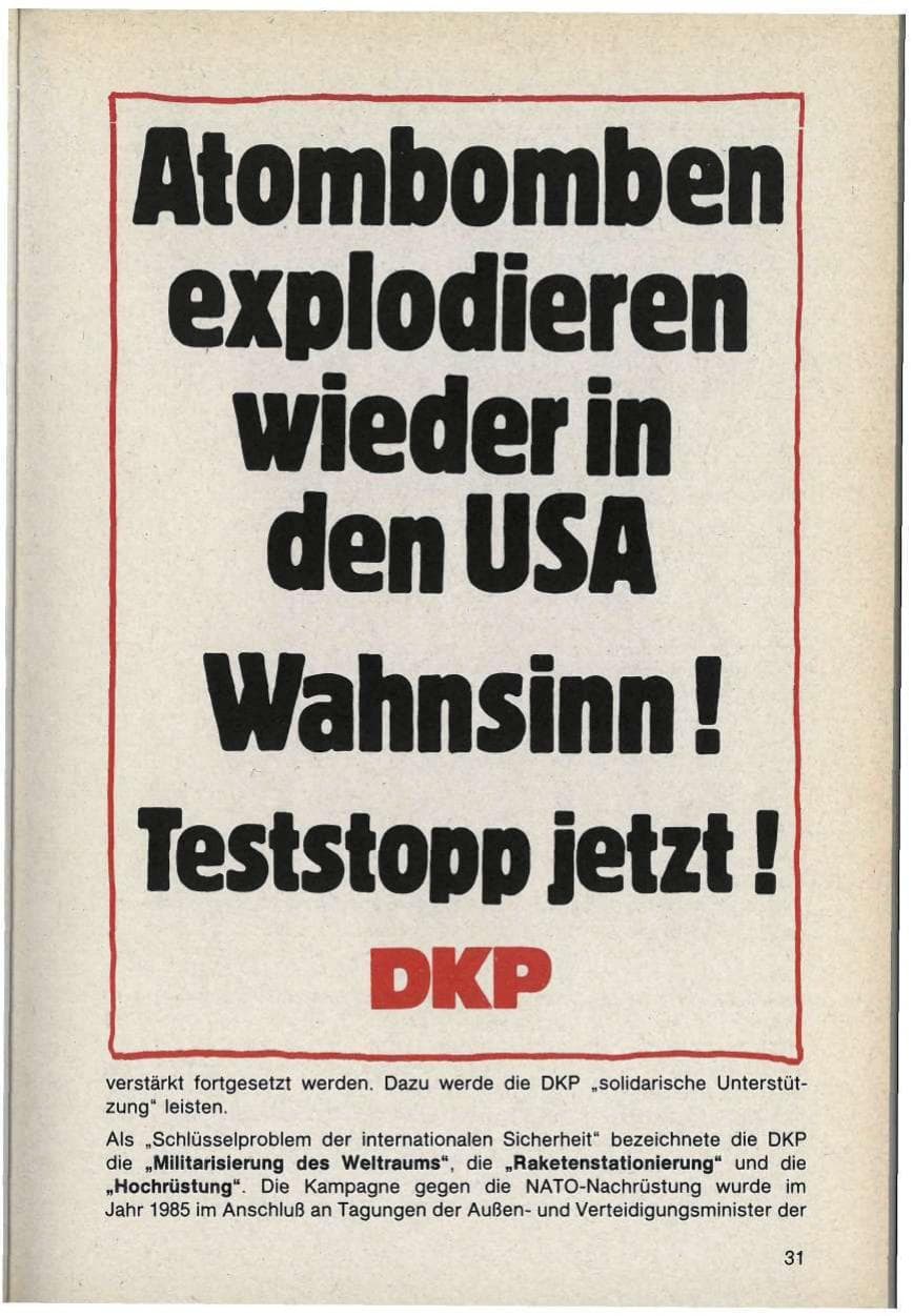 Seite 31 des Verfassungsschutzbericht 1986 Bayern