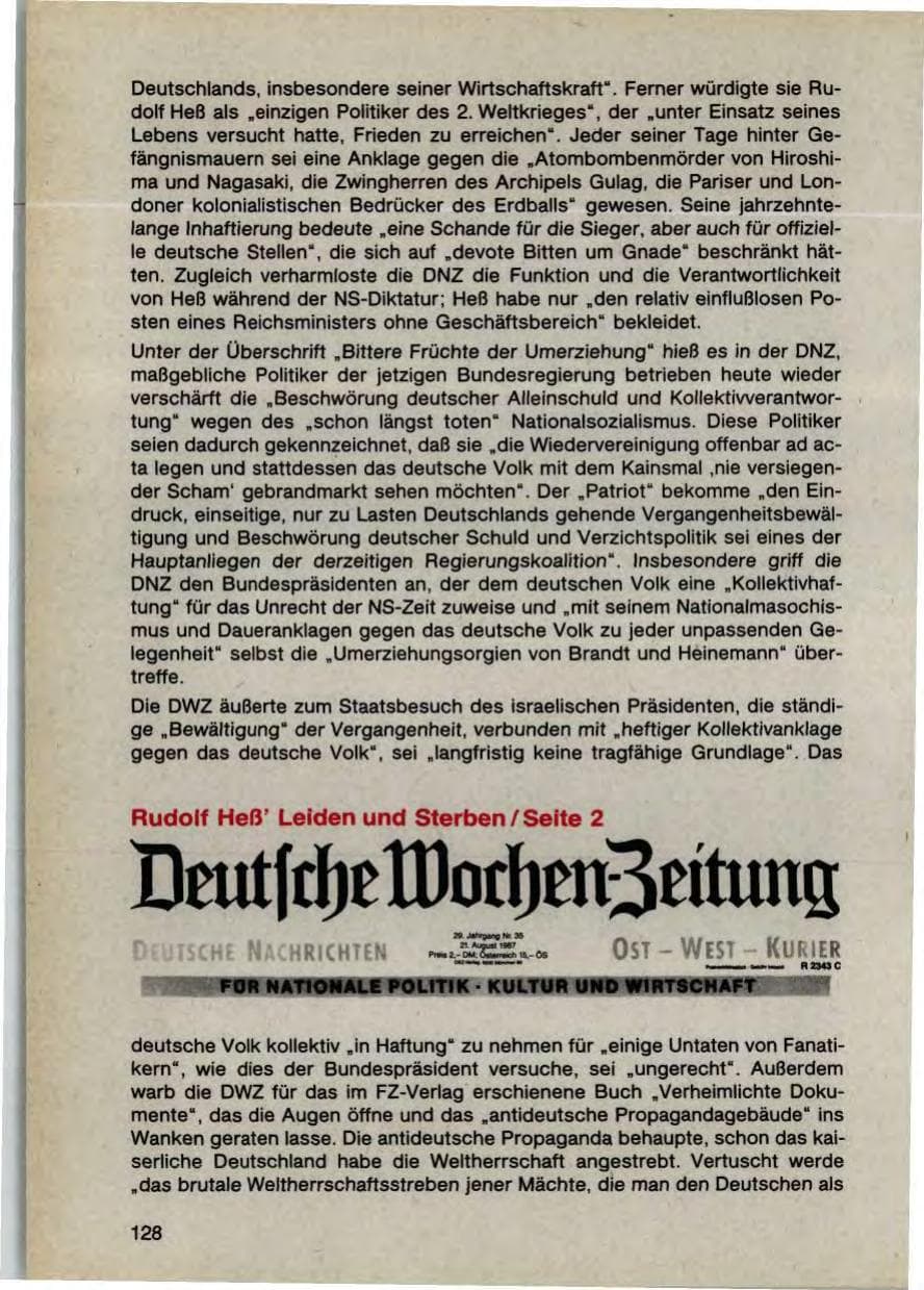 Seite 130 des Verfassungsschutzbericht 1987 Bayern
