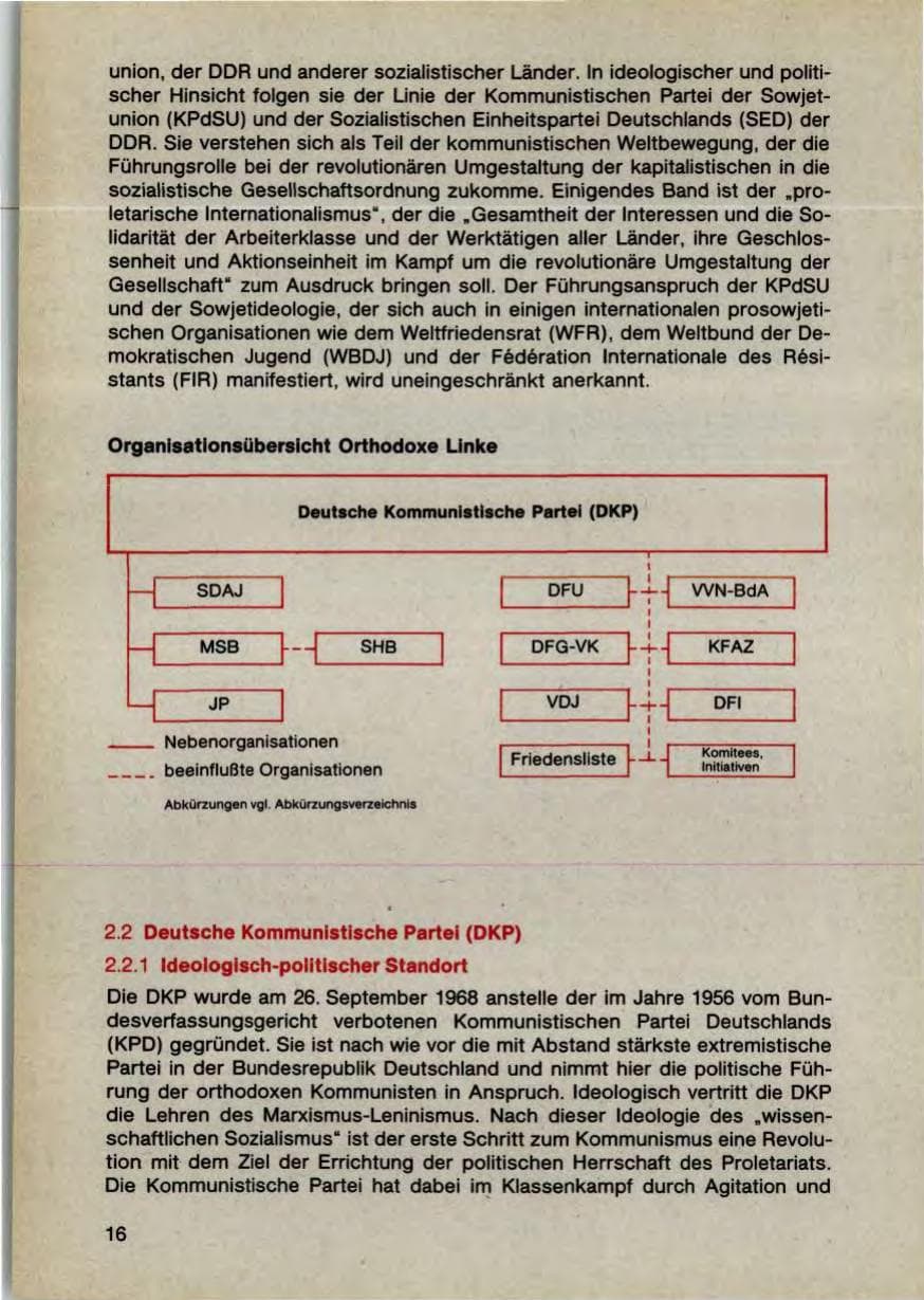 Seite 18 des Verfassungsschutzbericht 1987 Bayern
