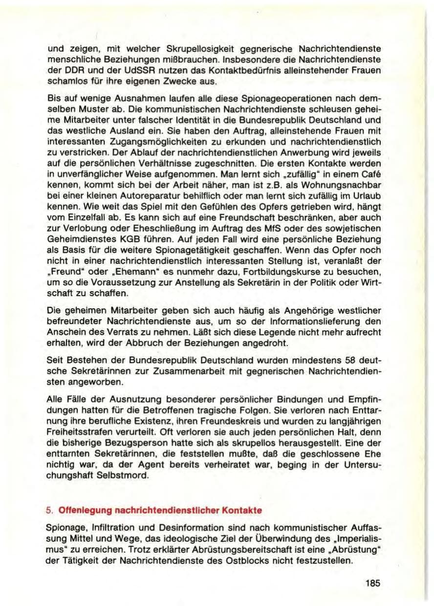 Seite 187 des Verfassungsschutzbericht 1987 Bayern