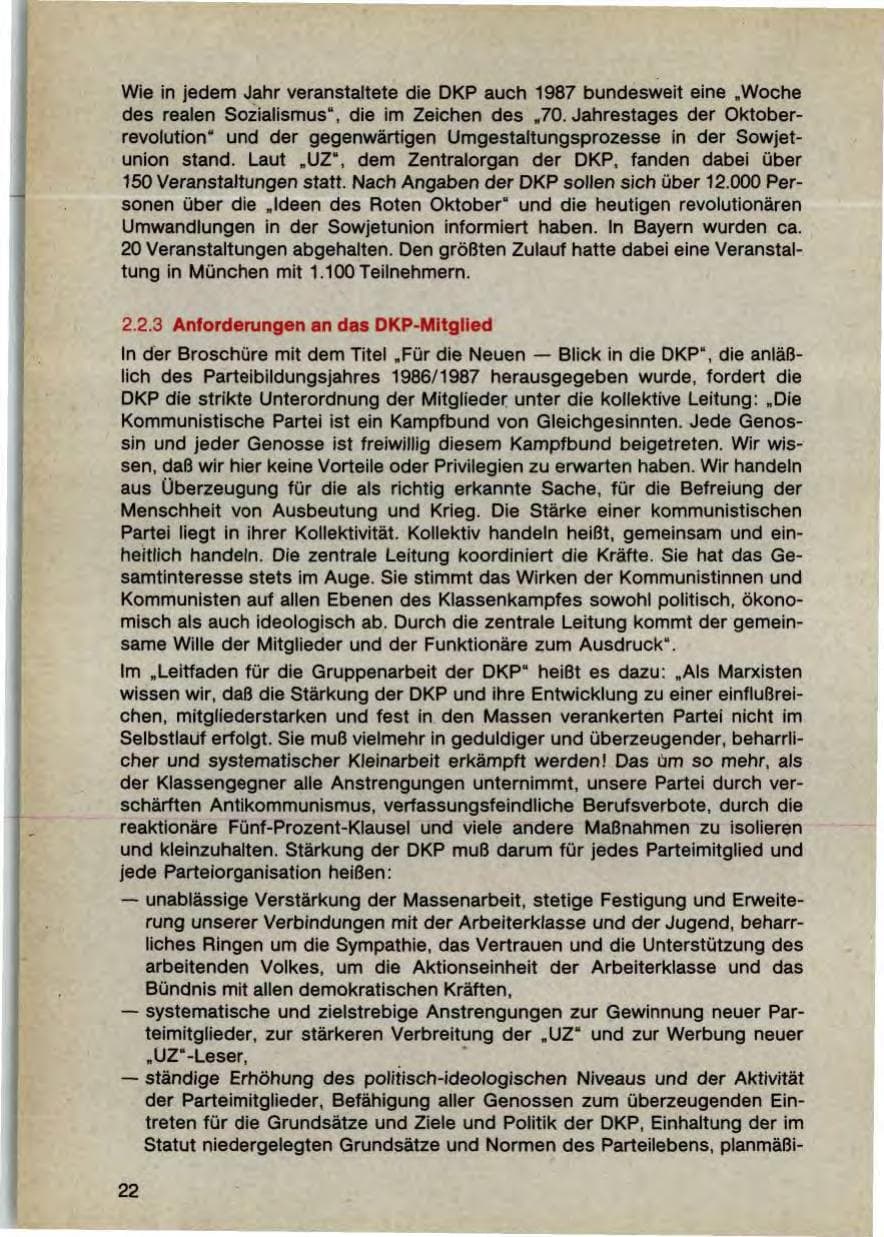Seite 24 des Verfassungsschutzbericht 1987 Bayern