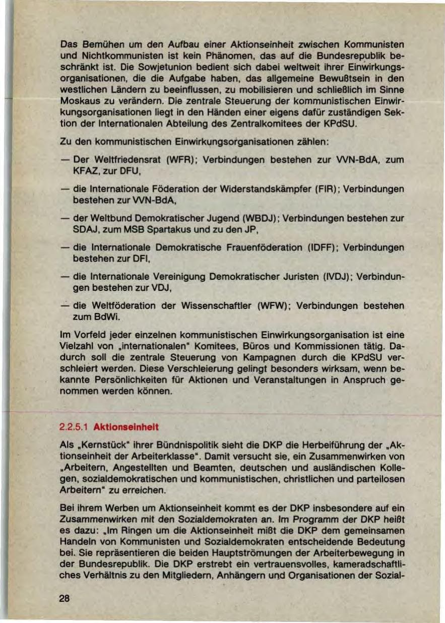 Seite 30 des Verfassungsschutzbericht 1987 Bayern