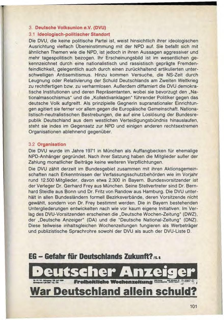 Seite 103 des Verfassungsschutzbericht 1988 Bayern