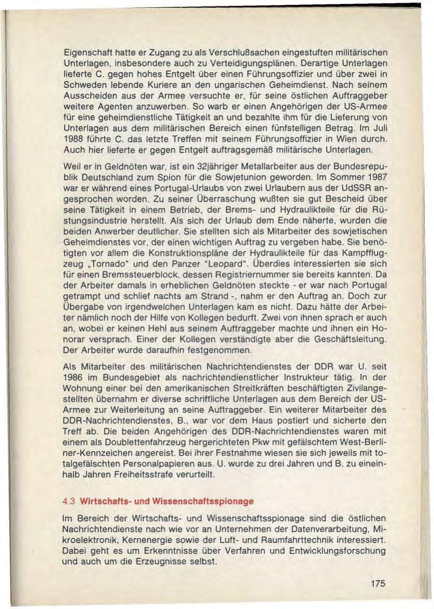 Seite 179 des Verfassungsschutzbericht 1988 Bayern
