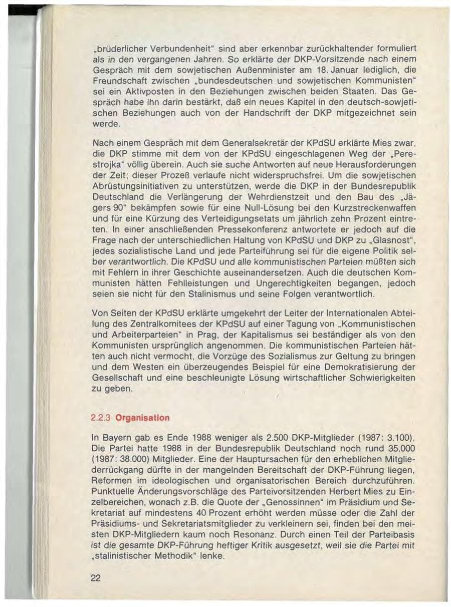 Seite 24 des Verfassungsschutzbericht 1988 Bayern