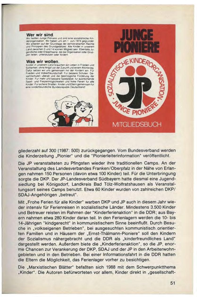 Seite 53 des Verfassungsschutzbericht 1988 Bayern