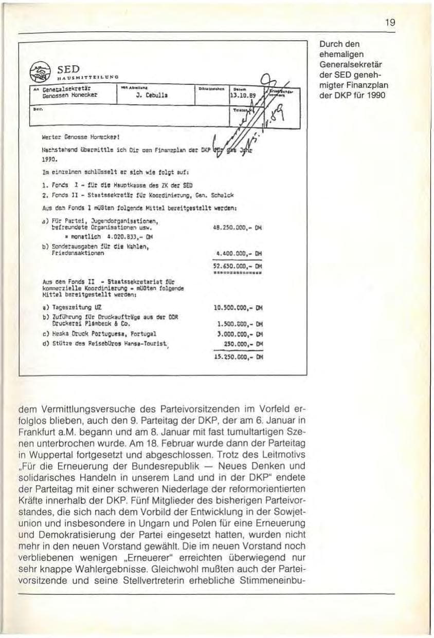 Seite 21 des Verfassungsschutzbericht 1989 Bayern