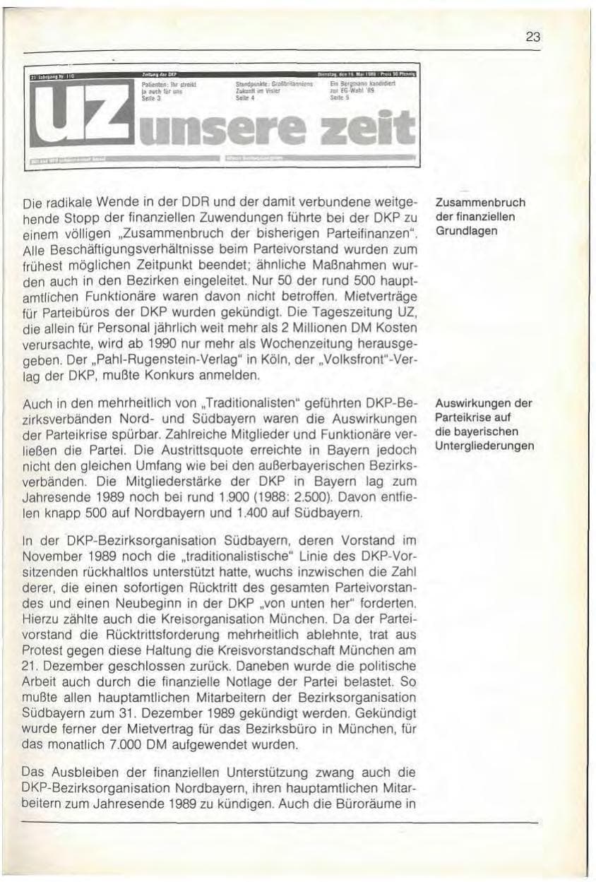 Seite 25 des Verfassungsschutzbericht 1989 Bayern