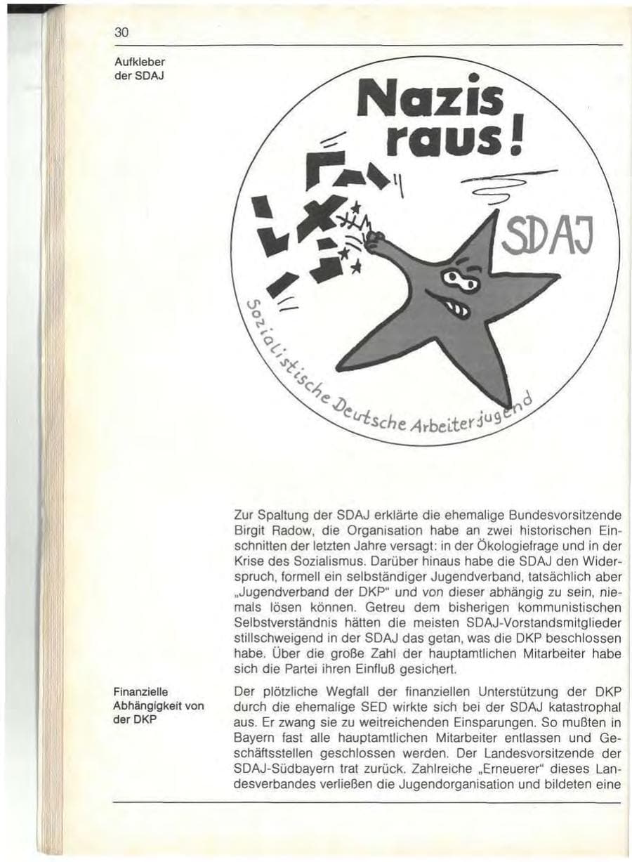 Seite 32 des Verfassungsschutzbericht 1989 Bayern