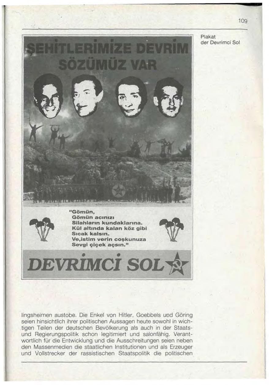 Seite 109 des Verfassungsschutzbericht 1992 Bayern