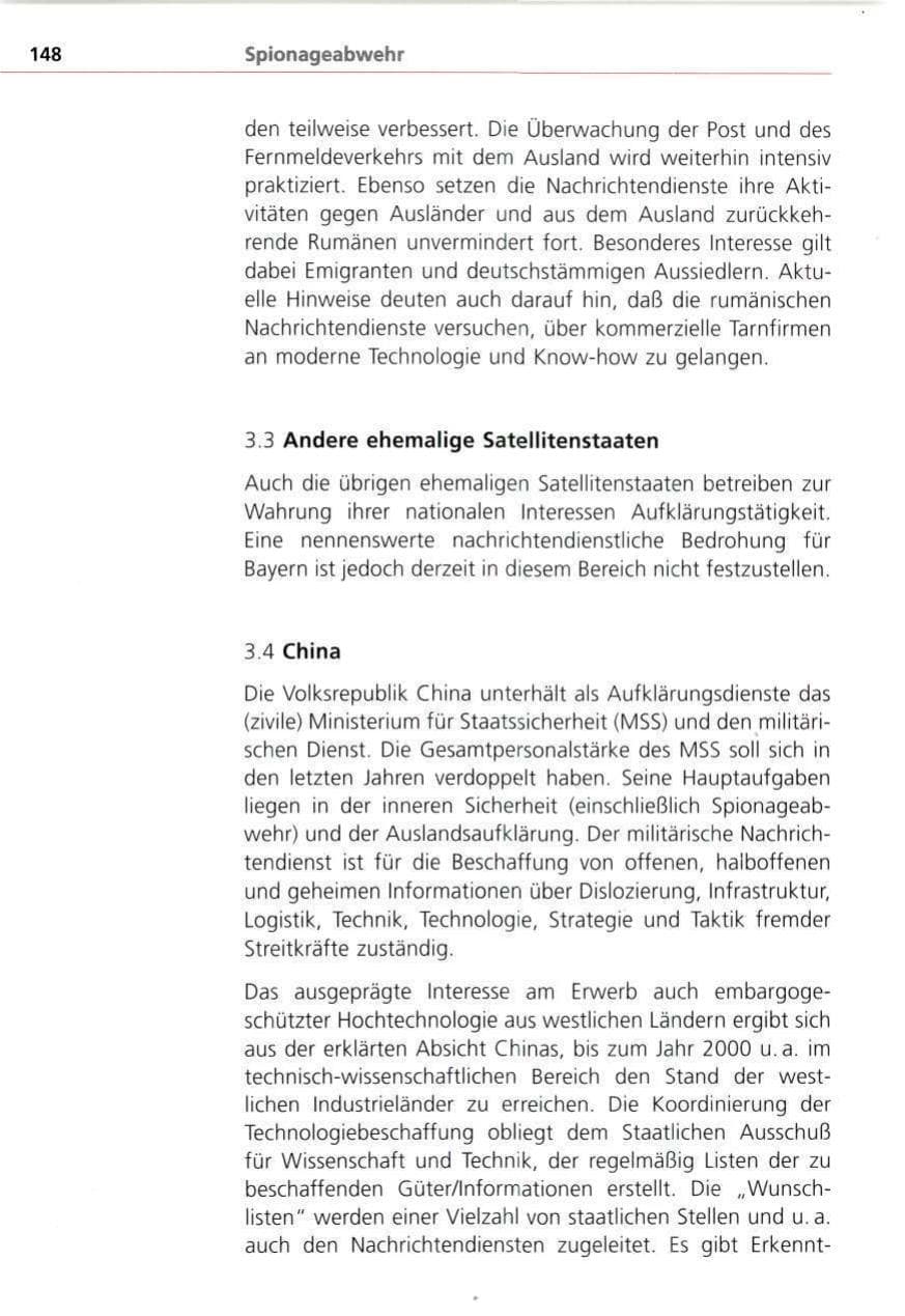 Seite 148 des Verfassungsschutzbericht 1993 Bayern
