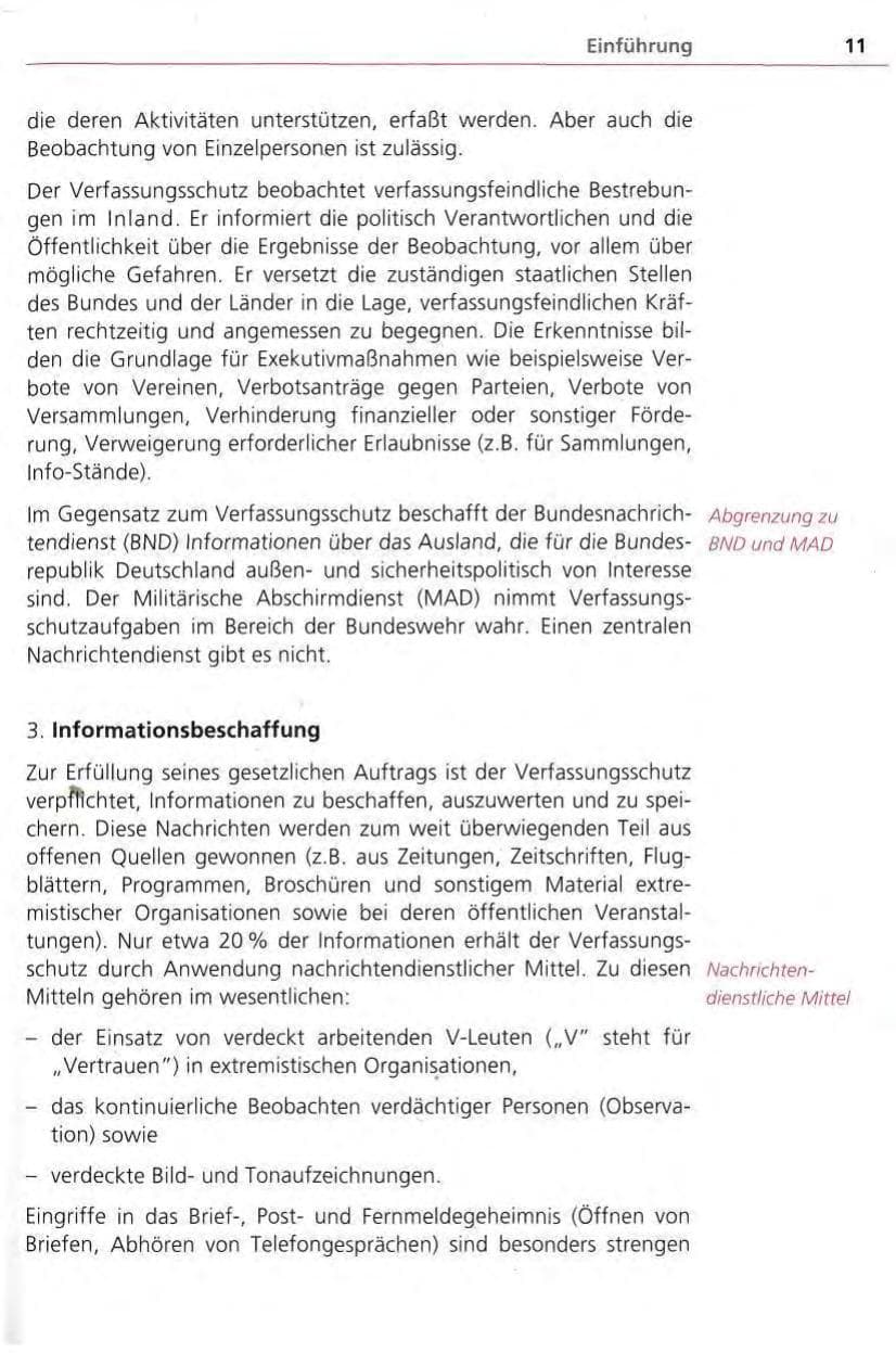 Seite 12 des Verfassungsschutzbericht 1994 Bayern