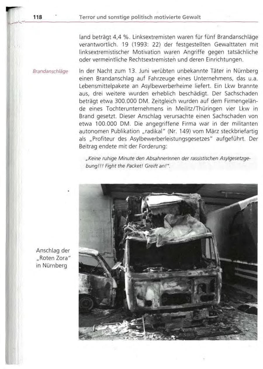 Seite 119 des Verfassungsschutzbericht 1994 Bayern