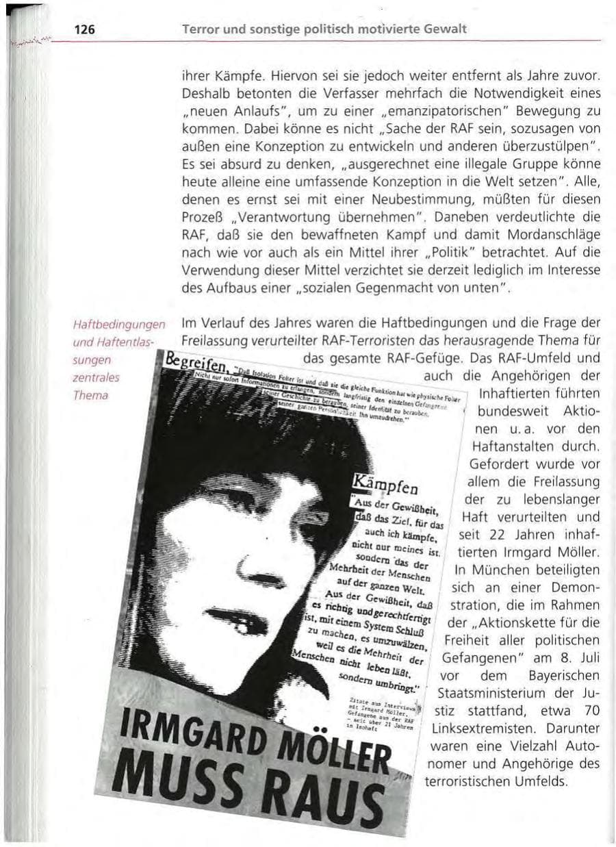 Seite 127 des Verfassungsschutzbericht 1994 Bayern