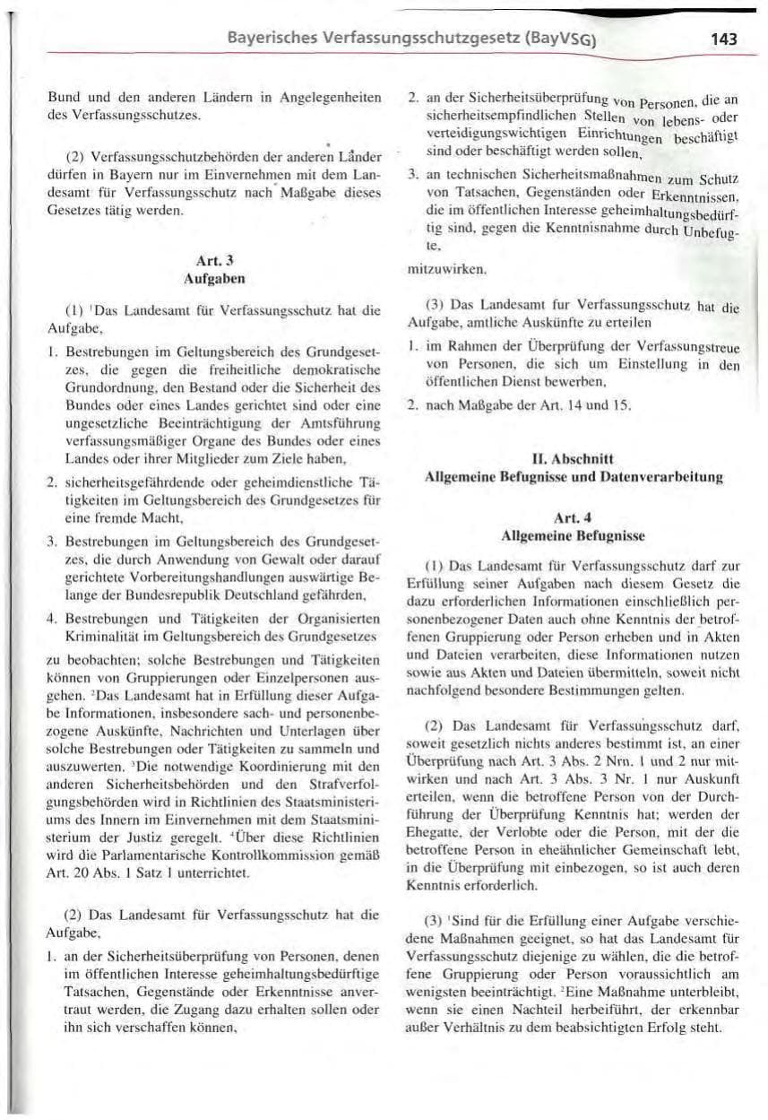 Seite 144 des Verfassungsschutzbericht 1994 Bayern